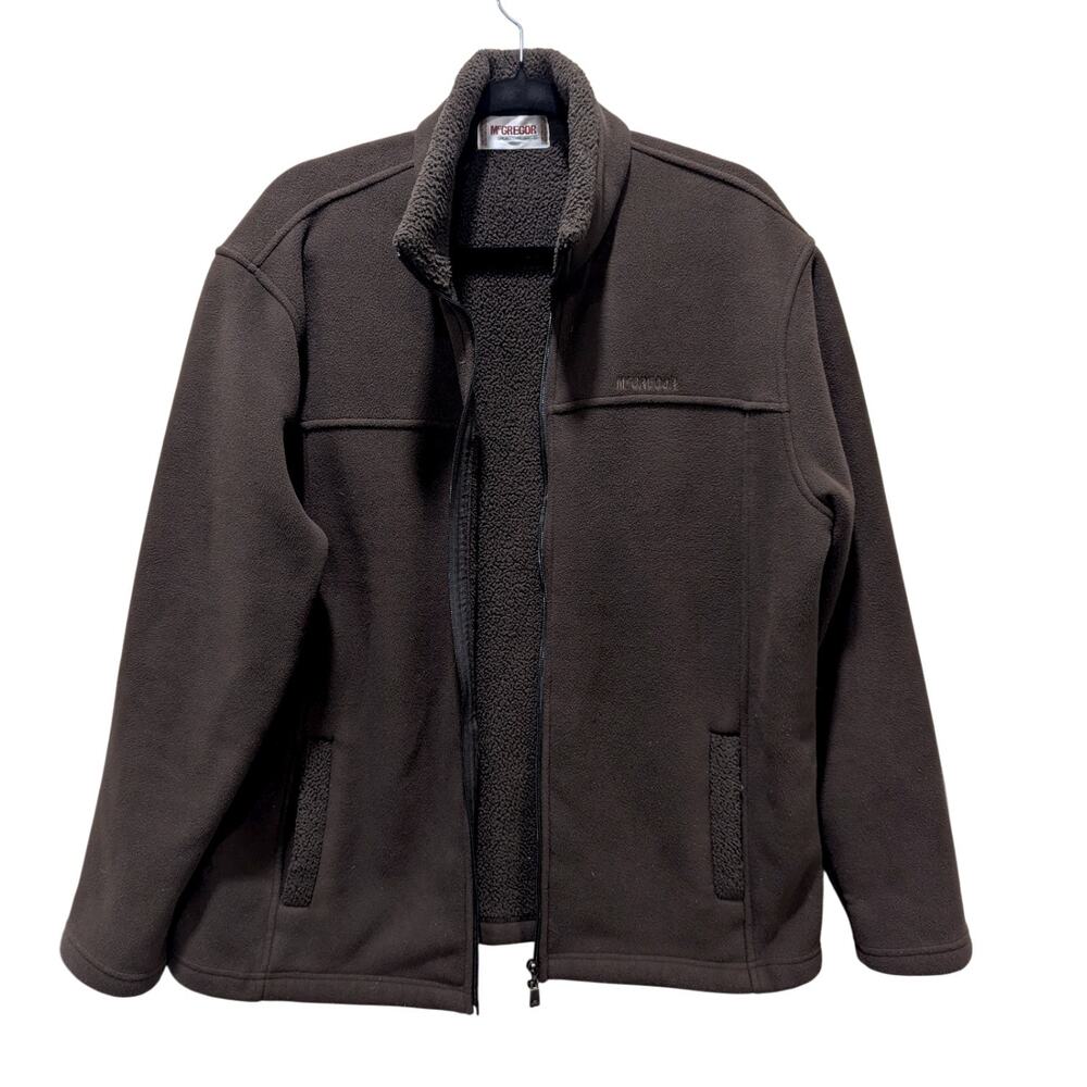 McGregor Sportswear Brown Fleece Zip Up XL